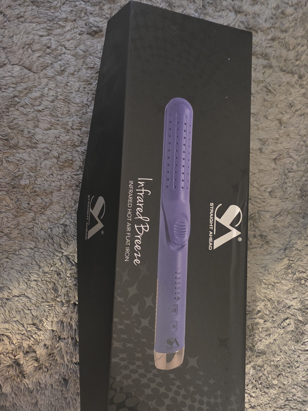 SA Infrared Breeze Hot Air Flat Iron - Purple